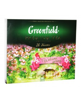 Чай GREENFIELD Premium Tea Collection 24 Varieties Преміальна Колекція 24 Види 96 х 1,7 г (4823096806105)