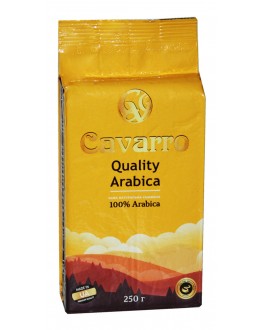 Кава CAVARRO Quality Arabica мелена 250 г (4820235750091)