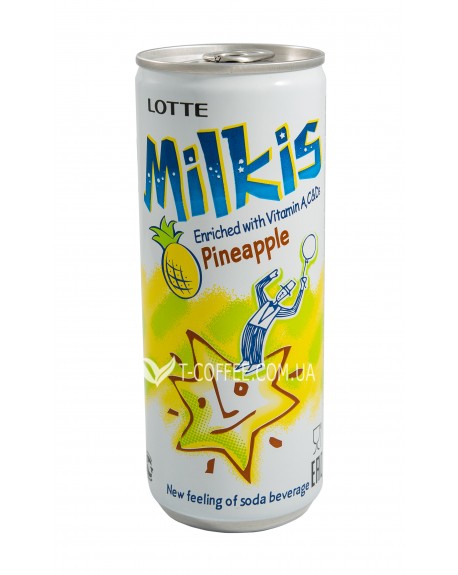 Напій MILKIS Pineapple Ананас газований безалкогольний 250 мл