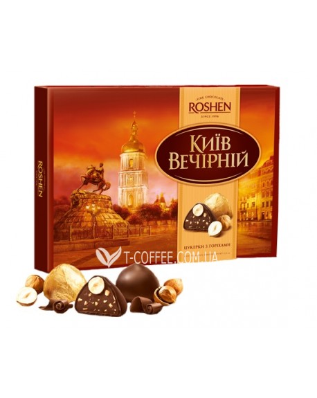 Цукерки ROSHEN Київ Вечірній 352 г в коробці (4823077620737)