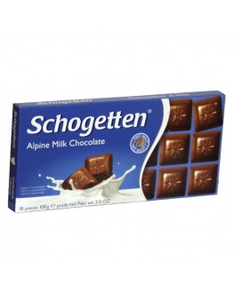 Шоколад SCHOGETTEN Alpine Milk Chocolate Альпійський Молочний 100 г (4000607850004)