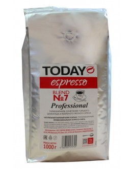 Кава TODAY Espresso Blend № 7 Professional зернова 1 кг (506030057045)