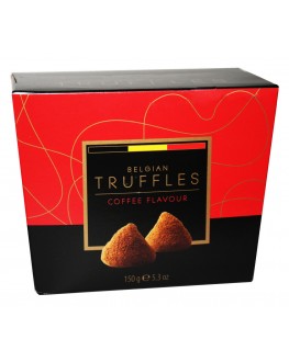 Цукерки BELGIAN TRUFFLES Coffee Flavour Кава 150 г в коробці (5420066370025)