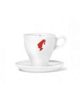 Чашка з блюдцем JULIUS MEINL Меланж порцелянова біла 120 мл