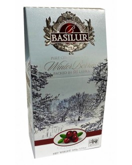 Чай BASILUR Cranberries Журавлина - Зимові Ягоди 100 г к/п (4792252941489)