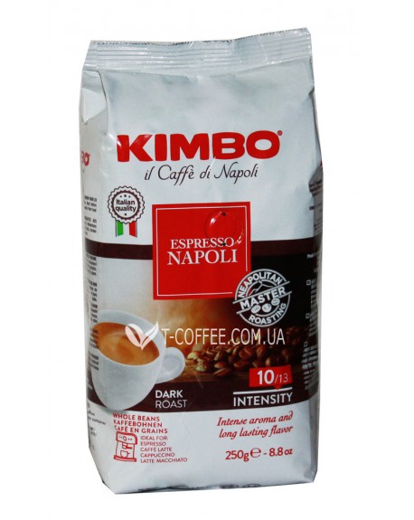 Кава KIMBO Espresso Napoli зернова 250 г (8002200602123)