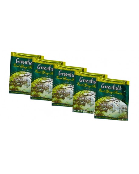 Чай GREENFIELD Earl Grey Fantasy Ерл Грей 100 х 2 г економ. упаковка
