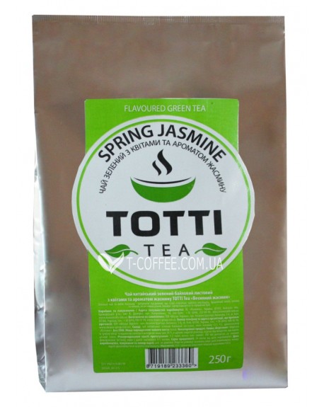 Чай TOTTI Spring Jasmine Весняний Жасмин 250 г ф/п (8719189233360)