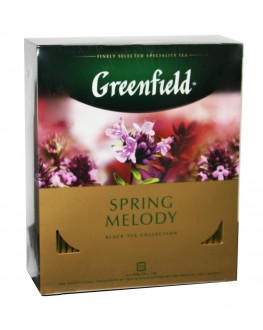 Чай GREENFIELD Spring Melody Весняна Мелодія 100 х 1,5 г к/п (4823096806600)