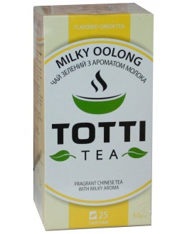 Чай TOTTI Milky Oolong Молочний Улун 25 x 2 г (8719325127027)