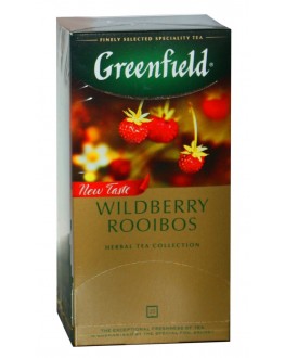 Чай GREENFIELD Wildberry Rooibos Ягідний Ройбуш 25 х 1,5 г (4823096805832)
