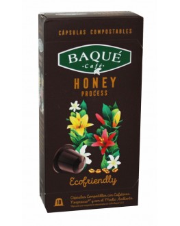 Кава CAFE BAQUE Nespresso Honey Process в капсулах 10 х 5 г (8410684000463)