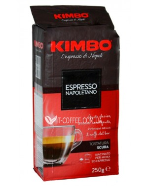 Кава KIMBO Espresso Napoletano мелена 250 г (8002200602116) фото