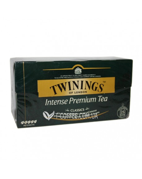 Чай TWININGS Intense Premium Інтенсивний Преміум 25 х 2 г