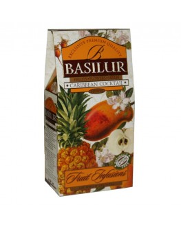 Чай BASILUR Caribbean Cocktail Карибський Коктейль - Фруктові Коктейлі 100 г к/п (4792252923874)