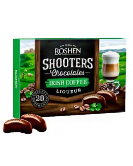 Цукерки ROSHEN Shooters Irish Coffee Ірландська Кава 150 г в коробці