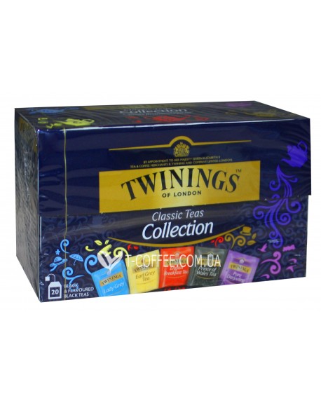 Чай TWININGS Collection Black Teas Асорті Чорний Чай 20 х 2 г (070177174729)