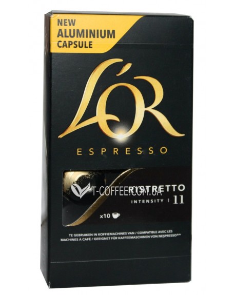 Кава L'OR Nespresso Espresso Ristretto в капсулах 10 х 5,2 г (8711000360057)