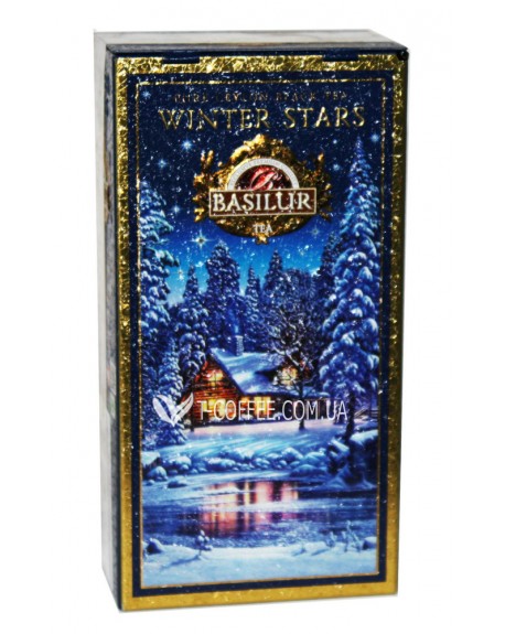 Чай BASILUR Winter Stars Зимові Зірки - Моменти 75 г ж/б (4792252938809)
