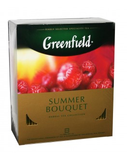 Чай GREENFIELD Summer Bouquet Малина 100 х 2 г к/п (4823096806617)