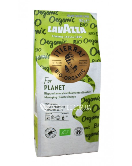 Кава LAVAZZA Tierra Bio-Organic мелена 180 г (8000070022225)