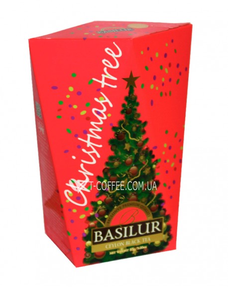 Чай BASILUR Ялинка Червона - Різдвяна Ялинка 85 г к/п (4792252932692)