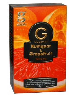 Чай GRACE! Gourmet Kumquat Grapefruit Кумкват Грейпфрут 20 х 1,75 г (5060207697378)