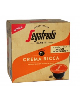 Кава SEGAFREDO Dolce Gusto Crema Crema Ricca в капсулах 10 х 7,5 г (8003410247920)
