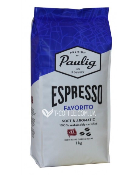 Кава PAULIG Espresso Favorito зернова 1 кг (6411300160990)