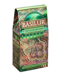 Чай BASILUR Moroccan Mint Марокканська М'ята - Східна 100 г к/п (4792252916487)