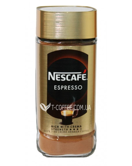 Кава NESCAFE Espresso 100% Арабіка розчинна 100 г скл. б. (7613036303798)