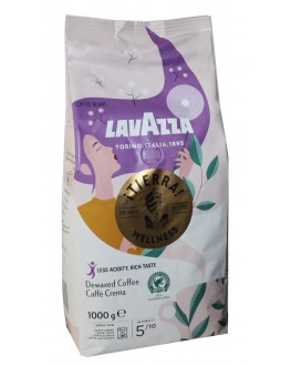 Кава LAVAZZA Tierra Wellness Dewaxed зернова 1 кг (8000070043169)