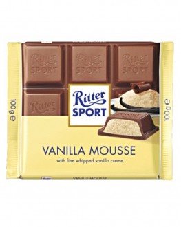 Шоколад RITTER SPORT Vanille-Mousse Молочний Ванільний Мус 100 г