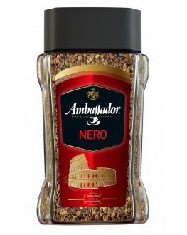 Кава AMBASSADOR Nero розчинна 190 г скл. б. (8719325020540)
