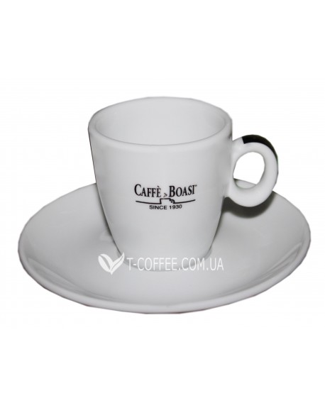 Чашка з блюдцем CAFFE BOASI для еспресо порцелянова 60 мл