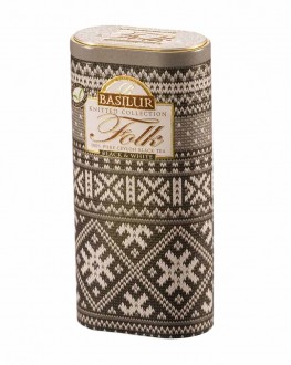 Чай BASILUR Folk Black White Фолк Чорне і Біле - В'язана 100 г ж/б (4792252918139)