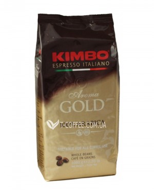 Кава KIMBO Aroma Gold 100% Arabica зернова 1 кг (8002200102180) фото