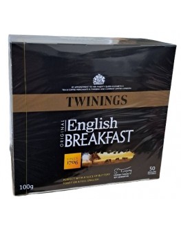 Чай TWININGS English Breakfast Англійський Сніданок 50 х 2 г (070177170127)