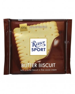 Шоколад RITTER SPORT Butter Biscuit Молочний Печиво 100 г