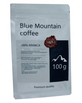 Кава TREVI Арабіка Jamaica Blue Mountain Ямайка Блю Маунтін зернова 100 г (4820140050927)