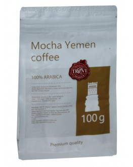 Кава TREVI Арабіка Yemen Mocha Ємен Мокка зернова 100 г (4820140050934)