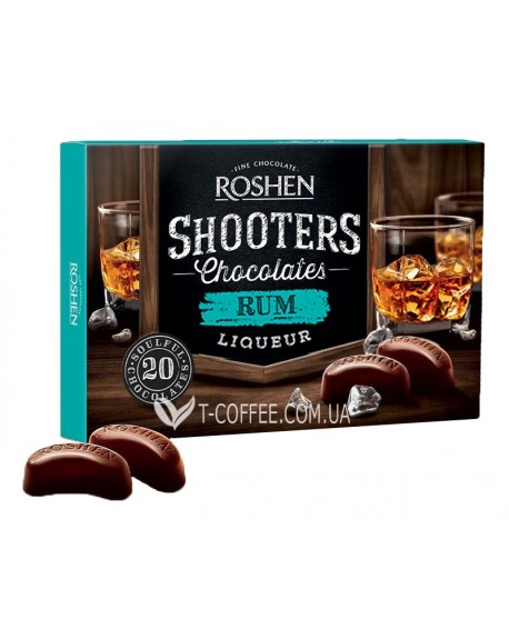 Цукерки ROSHEN Shooters Rum Ром 150 г в коробці