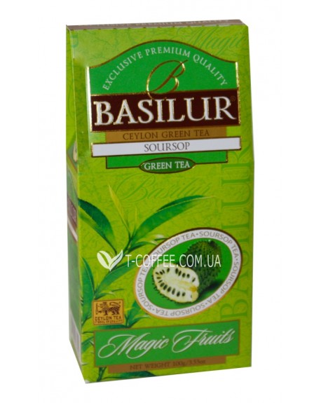 Чай BASILUR Soursop Саусеп - Чарівні Фрукти 100 г к/п (4792252933552)