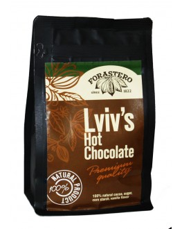 Какао FORASTERO Lviv`s Hot Chocolate Львівський без цукру 500 г