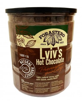 Какао FORASTERO Lviv`s Hot Chocolate Львівський без цукру 1 кг п/б
