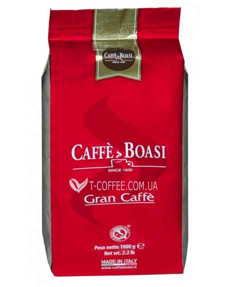 Кава BOASI Gran Caffe зернова 1 кг (8003370211016)