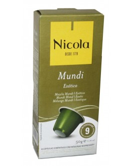 Кава NICOLA Nespresso Mundi Exotico в капсулах 10 х 5 г (5601132002389)