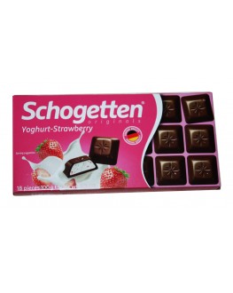 Шоколад SCHOGETTEN Yoghurt Strawberry Молочний Полуничний Йогурт 100 г (4000607854705)