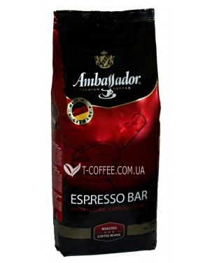 Кава Ambassador Espresso Bar зернова упаковка фото