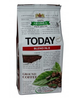 Кава TODAY Arabica Premium Blend № 8 мелена 200 г (5060300570455)